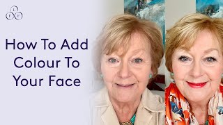 How to add colour to your face for older women  Look Fabulous Forever [upl. by Naraa]