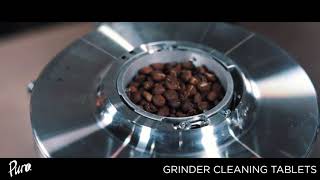 Puro Grinder Cleaning Tablets  How to Clean a Coffee Grinder [upl. by Barrow]