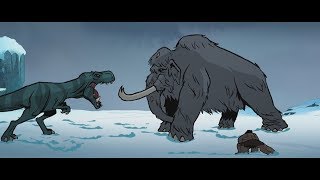 Genndy Tartakovskys Primal  Spear and Fang vs Elder Woolly Mammoth [upl. by Lilac691]