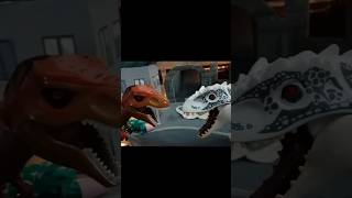 T rex vs indominus rex indominusrex trex transitions [upl. by Yrokcaz]