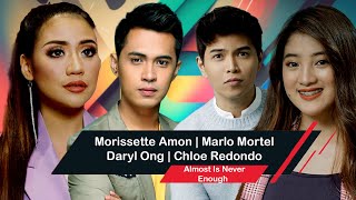 Morissette Amon amp Marlo Mortel  Daryl Ong amp Chloe Redondo  Almost Is Never Enough Cover Reaction [upl. by Garrot716]