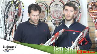 Wilson Pro Staff SixOne 100 BLX Tennis Racket Review by Stringers World [upl. by Jannel]