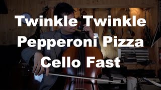 Pepperoni Pizza Cello Fast Practice Track Suzuki Method [upl. by Lig]