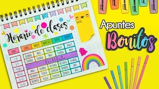 DIY Haz tu HORARIO DE CLASES bonito REGRESOACLASES [upl. by Nomed]