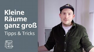 Kleine Räume einrichten  IKEA Tipps amp Tricks [upl. by Drahser640]