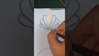 seashell paintings creative creative drawing paintingideas [upl. by Yortal260]