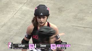 2018 International WFTDA Championships Game 12 Gotham Girls Roller Derby v Denver Roller Derby [upl. by Ahtera441]