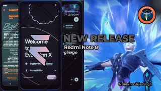 Evolution X 83 Balut di Redmi Note 8  8T Ginkgo  Install dan Review CustomRom Android 14 [upl. by Vi]