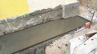 Plinth Protection in Building Construction Work  What is Plinth Protection In House Construction [upl. by Amsed445]