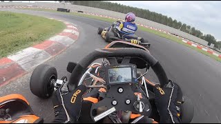 Cremona Karting Helmet Cam  CRG Kz125 Onboard [upl. by Ahsoek]