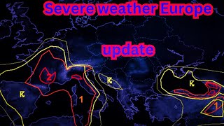 Quick update for the severe weather in parts of Europe Thursday October 17th 2024 [upl. by Yssis]