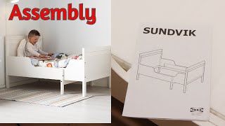 IKEA SUNDVIK Extendable bed assembly  00251692 [upl. by Aynos]