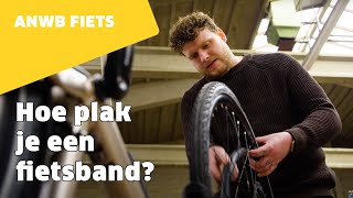 Je fietsband plakken tips van een fietsenmaker  ANWB Fiets [upl. by Greta]