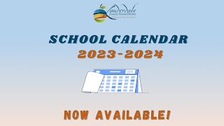 LCSD 20232024 Calendar Now Available [upl. by Zingg]