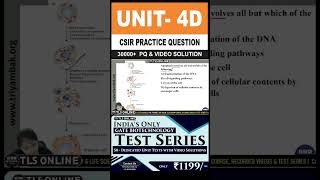 CSIR Practice Question  Unit 4 Cell Communication and Cell Signaling  Topic D Cancer [upl. by Nyssa]