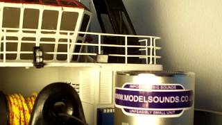 Model boat sound system on deck [upl. by Yssirc]