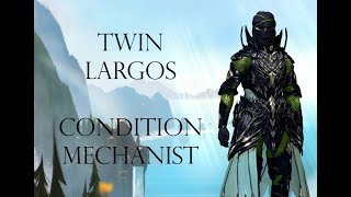 Twin Largos  Condition Mechanist Spear 1kit Jdrive  PUG Guild Wars 2 Raids [upl. by Asilanna]