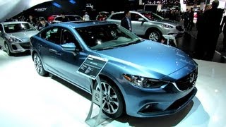 2014 Mazda 6 SkyActiv Exterior and Interior Walkaround  2012 Los Angeles Auto Show [upl. by Petr]