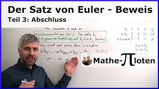 Satz von Euler  Beweis Teil 3 Abschluss [upl. by Webster144]