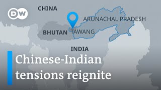 Chinese and Indian troops clash at disputed border  DW News [upl. by Rats]