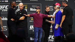 UFC 296 PreFight Press Conference Highlights [upl. by Leur]