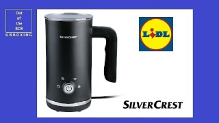 SilverCrest Milk Frother SMAS 500 A1 UNBOXING Lidl 500W 150ml 300ml [upl. by Norvil]