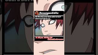 Lee Shocked Gaara naruto anime gaara rocklee [upl. by Atinus]