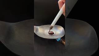 Hot spoon vs Nesquik experiment asmr foryou [upl. by Rats]