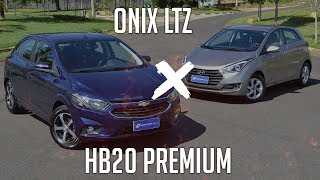 Comparativo Onix LTZ x HB20 Premium [upl. by Telimay689]