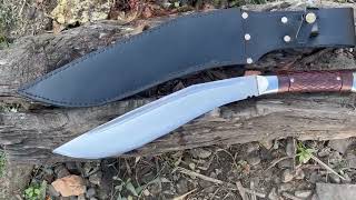 13 inch Tactical Hunting Sirupate Survival Khukuri  Handmade Full Tang Kukri  EGKH [upl. by Votaw777]