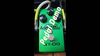 MXR GTOD Tube Screamer electric guitar pedal demo guitareffects mxr guitarpedals [upl. by Hole]