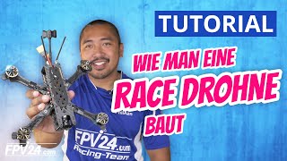 FPV RACE DROHNE selber bauen für Einsteiger  Fortgeschrittene  BAUANLEITUNG  FPV24 [upl. by Hermy528]