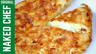 SPANISH OMELETTE Recipe  Tortilla De Patatas  How to make [upl. by Phelps583]