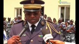 RTG  Prise de fonction à la préfecture de police de Libreville par le Colonel Serge Hervé NGoma [upl. by Dnalon]