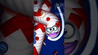 Wormzoneio Slitherio Gameplay Magic Gameplay 🥵🥵😂 gaming youtube games snake viralvideo [upl. by Malinda]