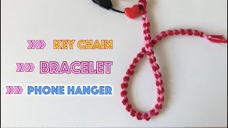 EASY BRACELET MAKING  bracelet tutorial  HIZLI VE KOLAY BİLEKLİK YAPIMI  LITTLE THINGS [upl. by Fredette]