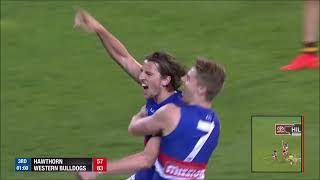 Marcus Bontempelli  2016 AFL Semi Finals 2nd Half Highlights  Dogs  Hawks  Just Bont Things [upl. by Ailuj]