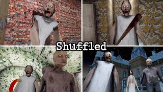 Granny All Games In Shuffled Atmosphere Of Granny Games Full Gameplay  Granny 3 In Granny 2 [upl. by Eladnwahs708]