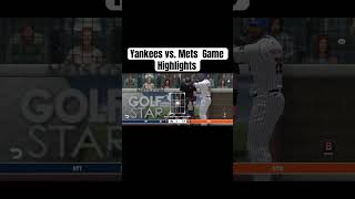 Yankees vs Mets Game Highlights yankees mets mlb shortsviral baseball [upl. by Esma]