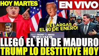 URGENTE🔴 MADURO SE VA EL 10 DE ENEROREUNIÓN SECRETA CON TRUMP FIRMA SU SALIDA DEL PODER ¡SE ACABÓ [upl. by Haberman]