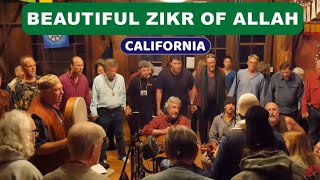 Beautiful ZIKR of Allah ﷻ in California  Sahibzada Asim Maharvi Chishti [upl. by Niloc42]