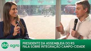 Vilmar Zanchin presidente da Assembleia do RS fala sobre integração campocidade  SBT Agro [upl. by Dobb]