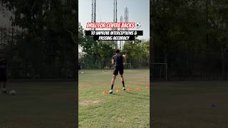 Drill for Centre Backs ⚽️ football footballdrills agilitytraining footballcoach [upl. by Jac]