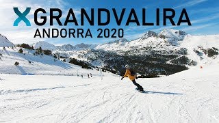 Grandvalira 2020  Andorra Snowboarding [upl. by Aivital]