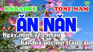 Karaoke Ăn Năn Tone Nam  Nhạc Sống Mới Nhất  Nhật Trường TTG [upl. by Deerc895]