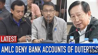 TRILLANES PAHIYA AMLC DENIES BANK ACCOUNTS FPRRD VP SARA [upl. by Aknayirp]