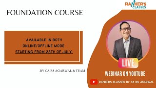 Foundation Course by Rankers Classes for UPSC Commerce OptionalIAS commerce optional ke liye Class [upl. by Eisenberg365]