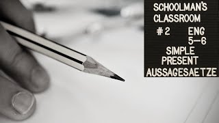 simple present Aussagesätze Englisch Klasse 56 Homeschooling Onlineunterricht [upl. by Neeroc]