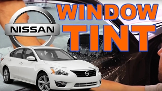 Nissan Maxima PROFESSIONAL WINDOW TINT INSTALLATION [upl. by Nerrag680]