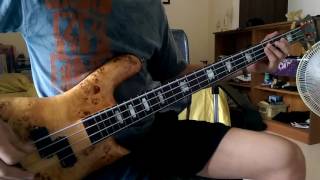 Crossfaith  Countdown To Hell Bass Cover \m [upl. by Hahsi]